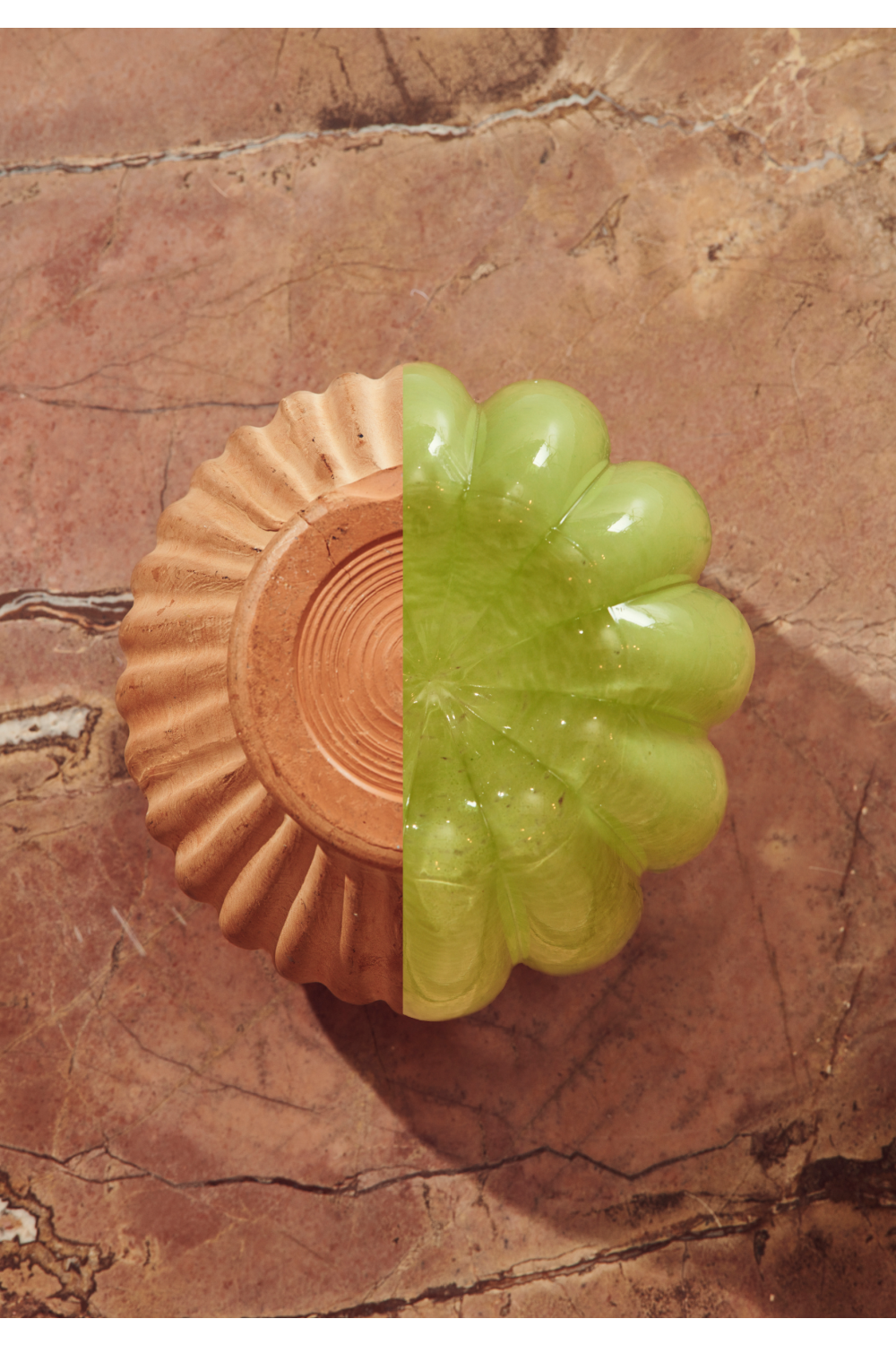 Light Pink Glass Vase | Pols Potten Melon | Oroa.com