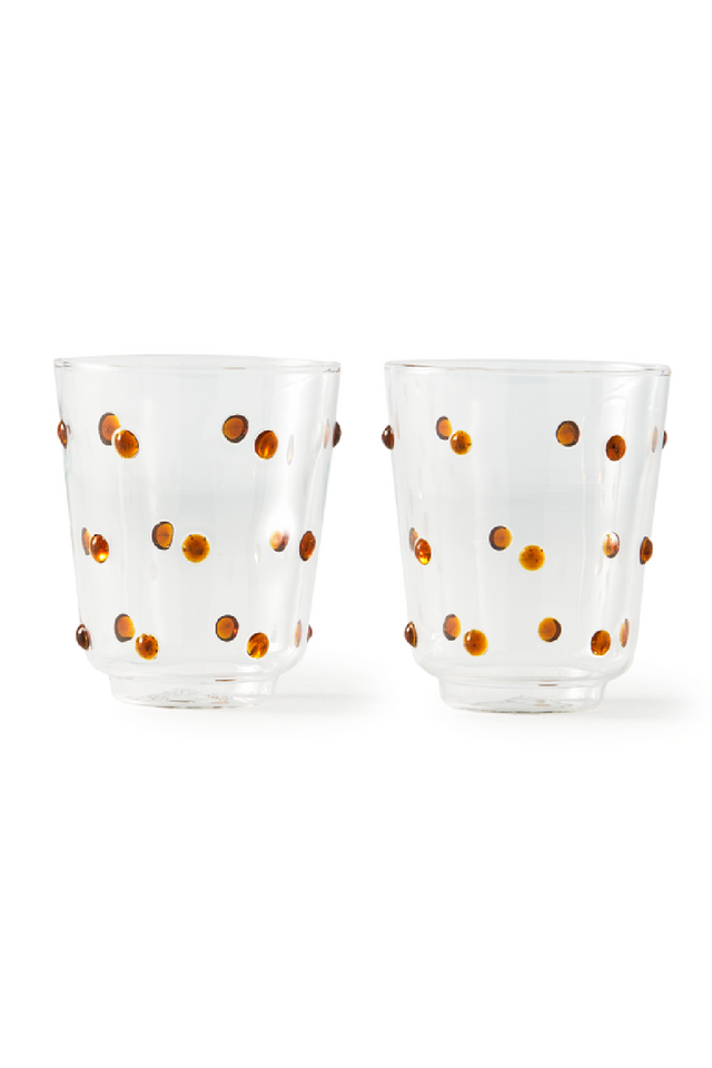 Dotted Glass Tumbler | Pols Potten Nob | Oroa.com