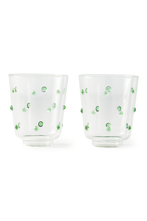 Dotted Glass Tumbler | Pols Potten Nob | Oroa.com