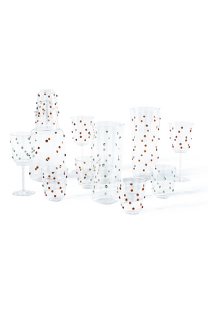Dotted Glass Tumbler | Pols Potten Nob | Oroa.com
