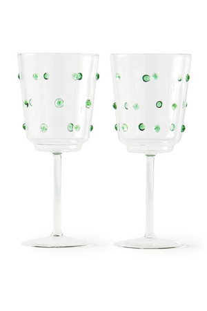 Dotted Wine Glass | Pols Potten Nob | Oroa.com