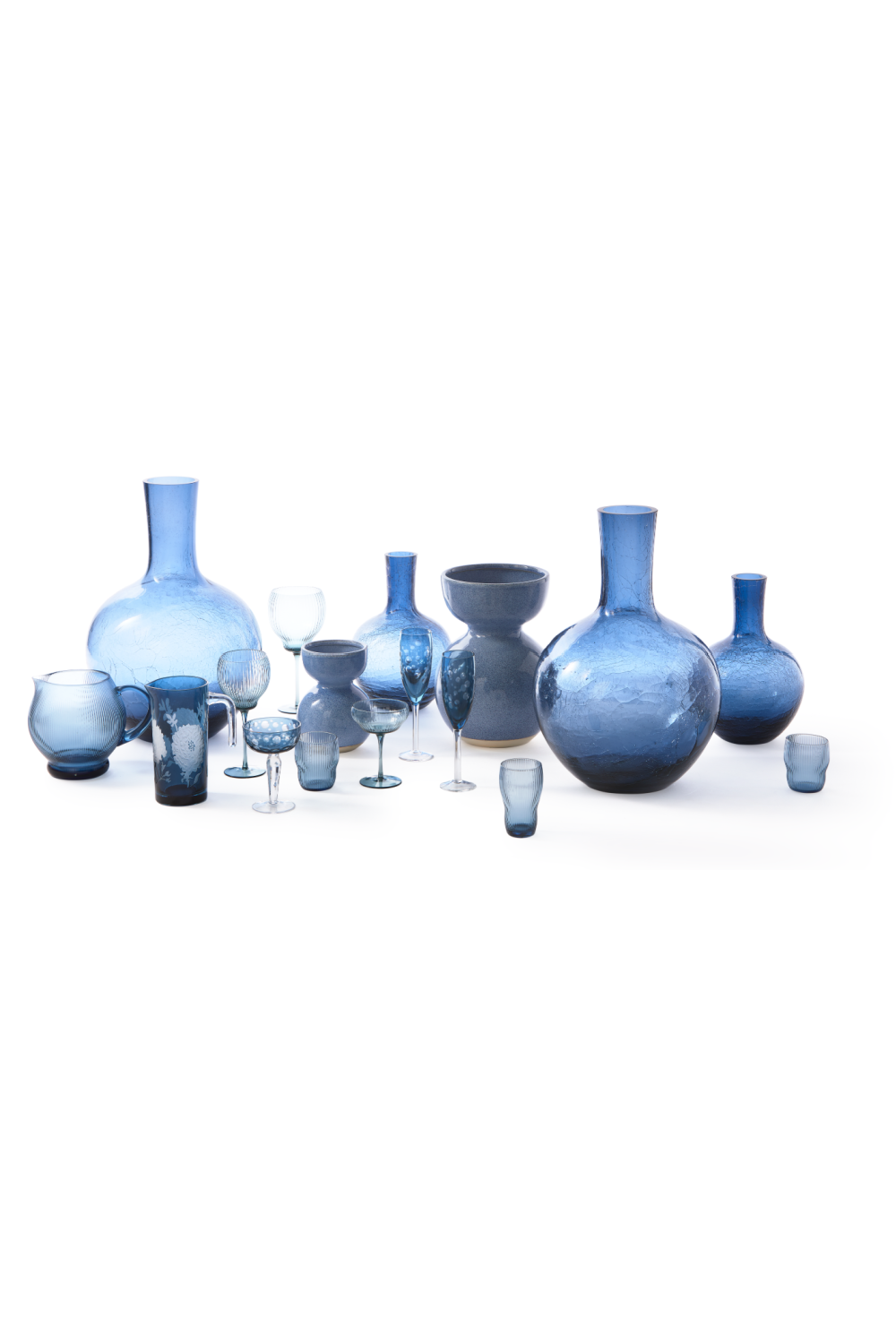 Light Blue Coupe Glass | Pols Potten Pum | Oroa.com