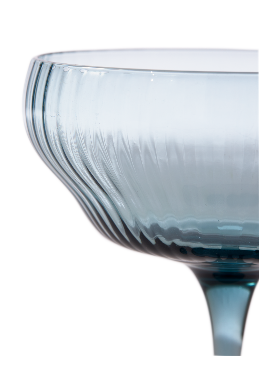 Light Blue Coupe Glass | Pols Potten Pum | Oroa.com