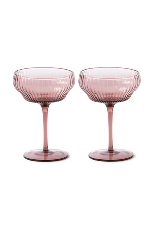 Ridged Coupe Glass | Pols Potten Pum | Oroa.com