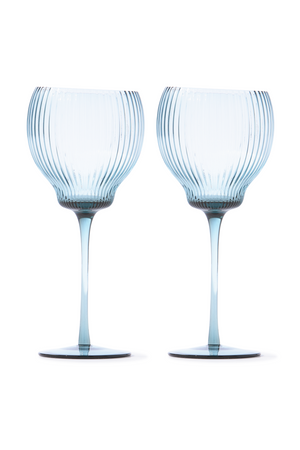 Light Blue Wine Glass | Pols Potten Pum | Oroa.com