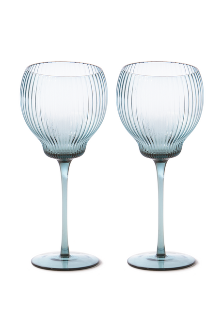 Light Blue Wine Glass | Pols Potten Pum | Oroa.com