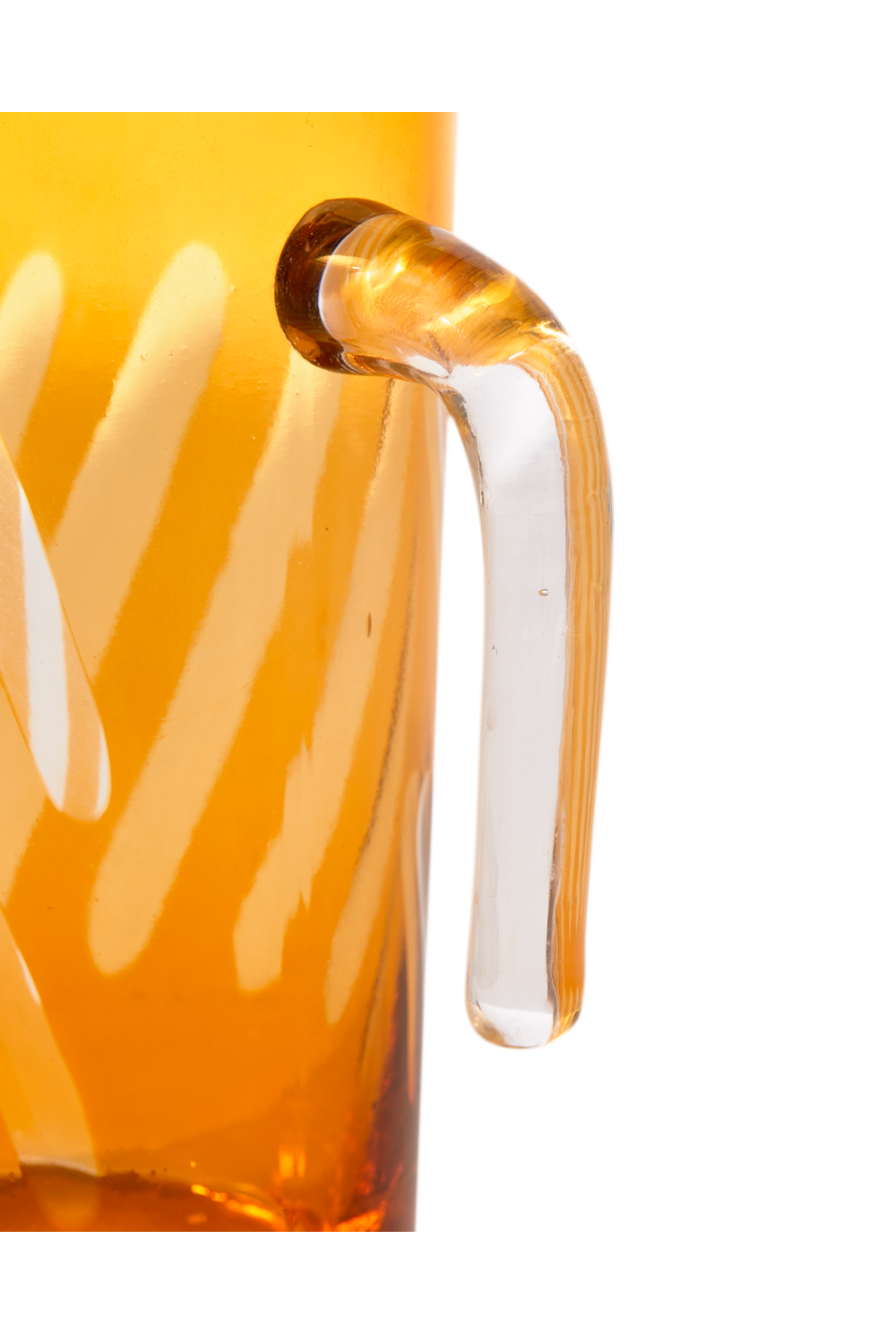 Yellow Glass Pitcher | Pols Potten Tubular | Oroa.com