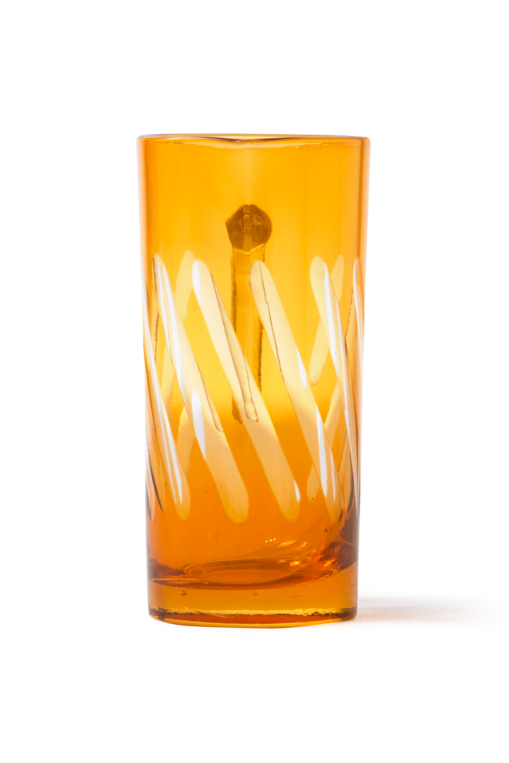 Yellow Glass Pitcher | Pols Potten Tubular | Oroa.com