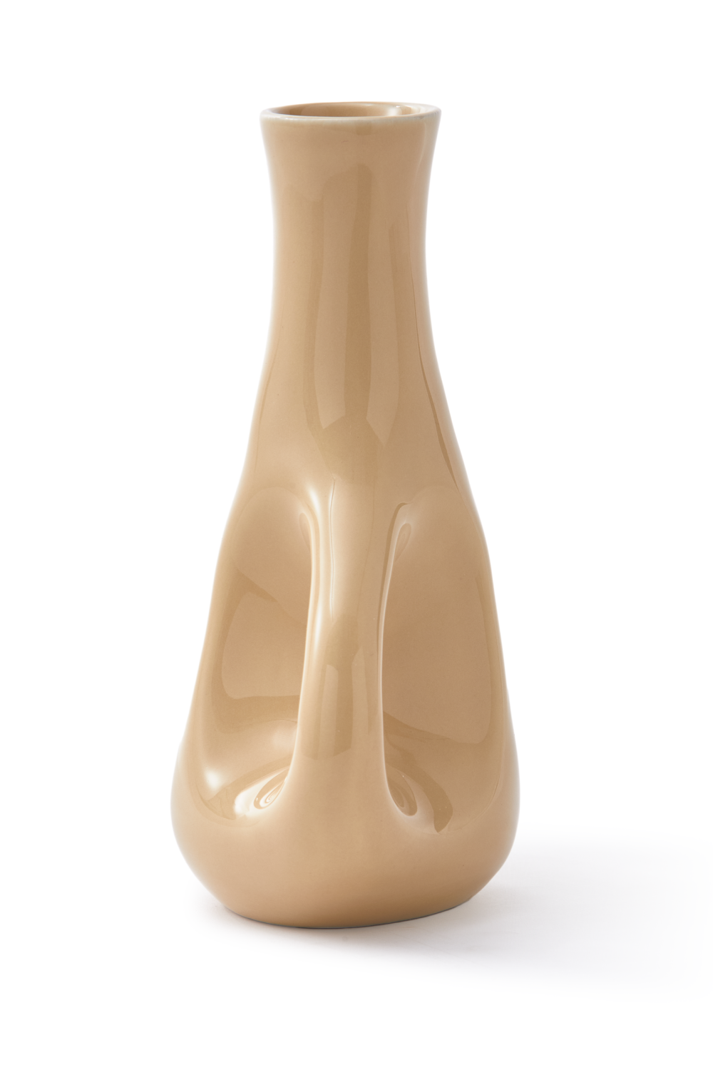 Beige Stoneware Vase S | Pols Potten Three Ears | Oroa.com