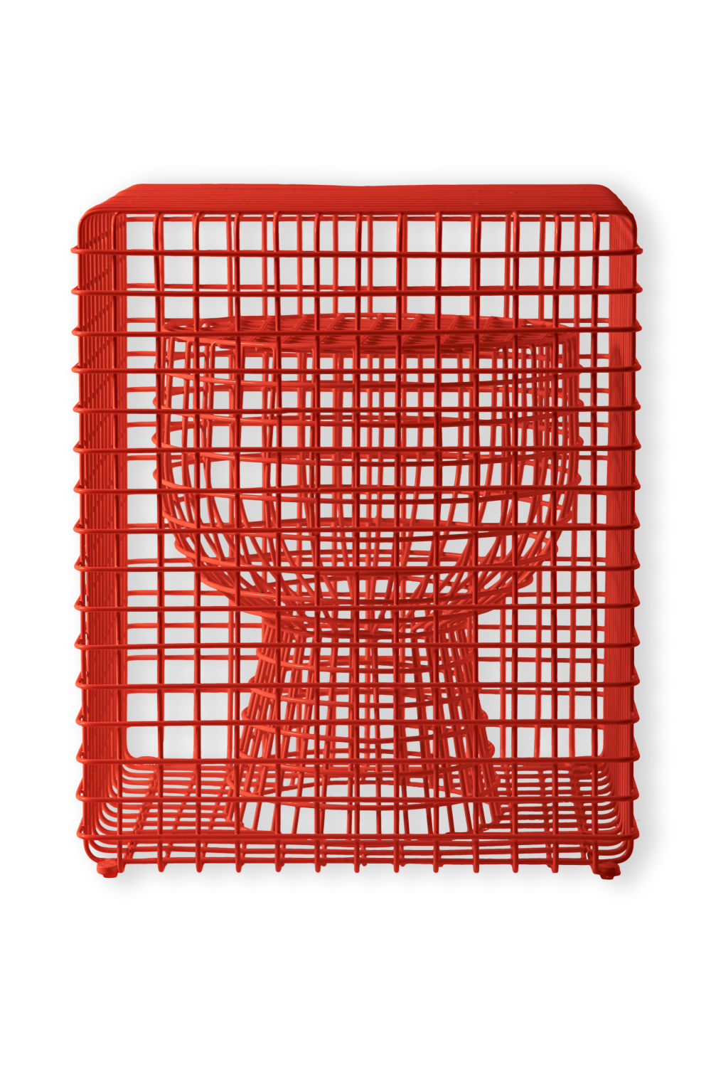 Red Wired Stool | Pols Potten Tip Tap | Oroatrade.com