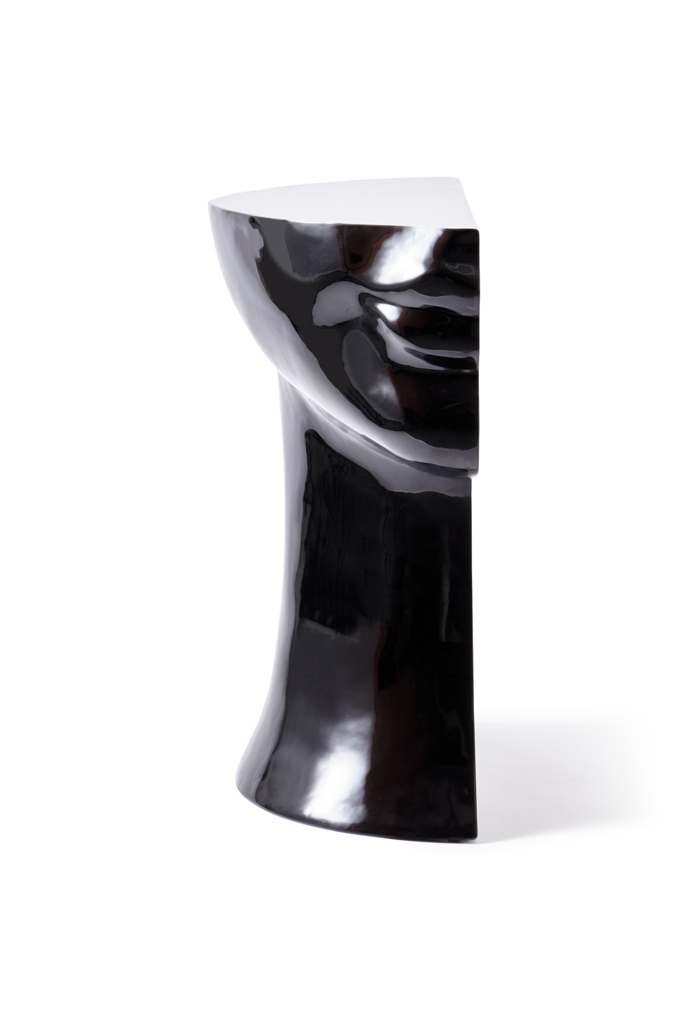 Black Sculptural Chin Coffee Table | Pols Potten Head Left | Oroa.com