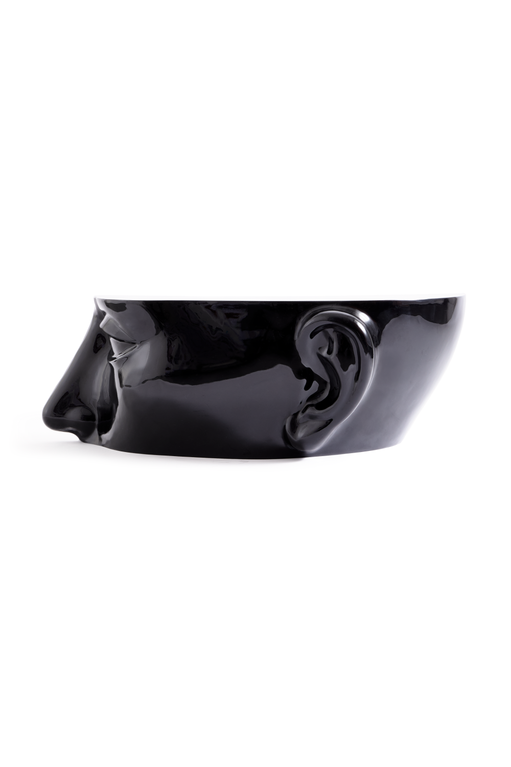 Black Sculptural Coffee Table | Pols Potten Head Right | Oroa.com