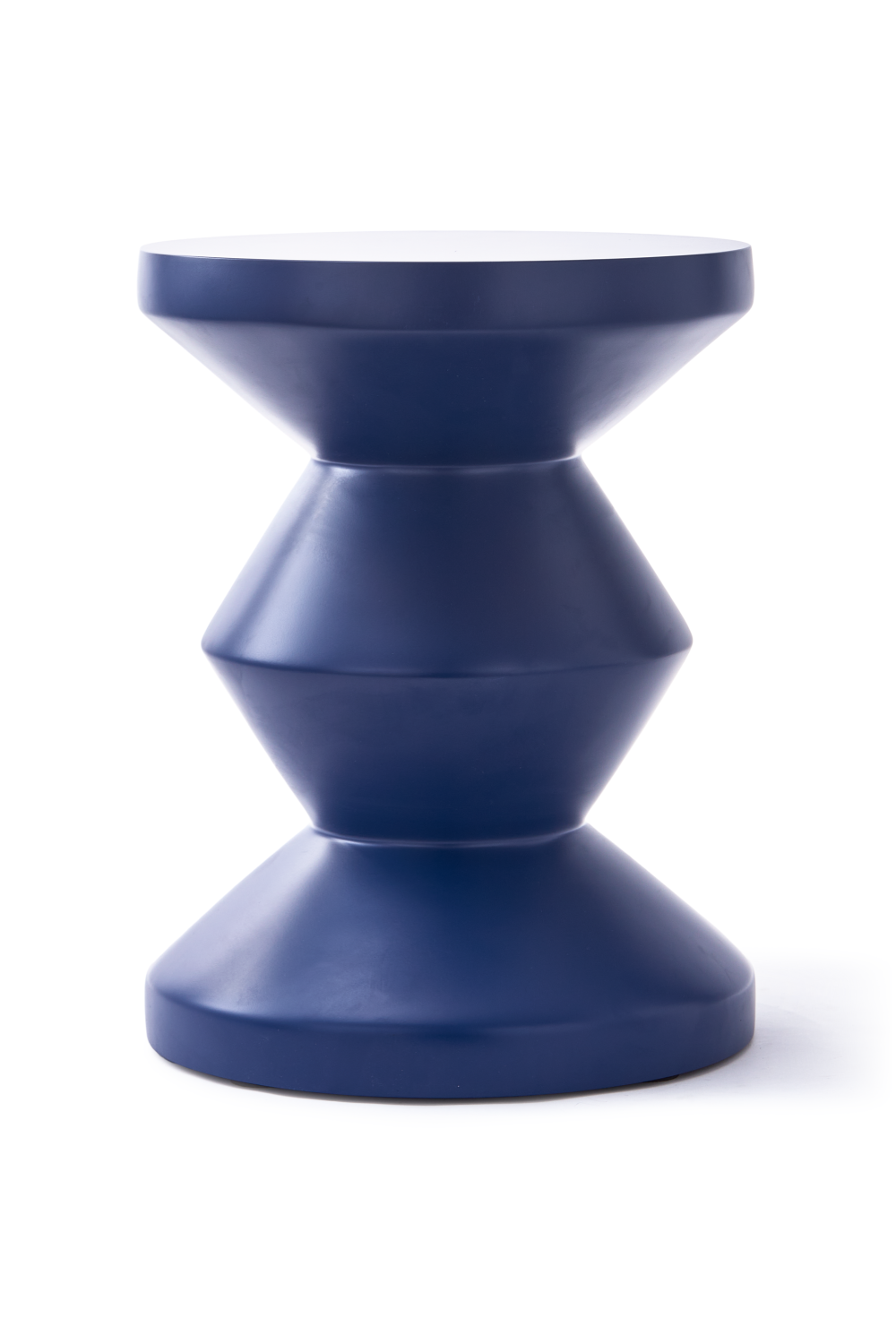 Blue Fiber Glass Outdoor Stool | Pols Potten Zig Zag | Oroa.com