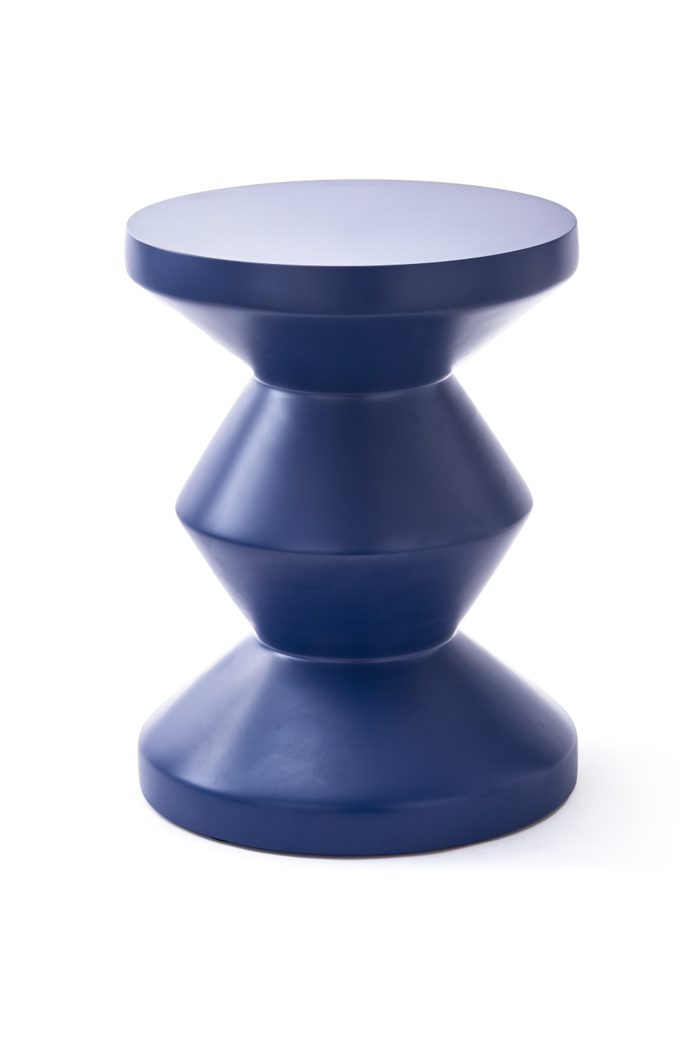 Blue Fiber Glass Outdoor Stool | Pols Potten Zig Zag | Oroatrade.com