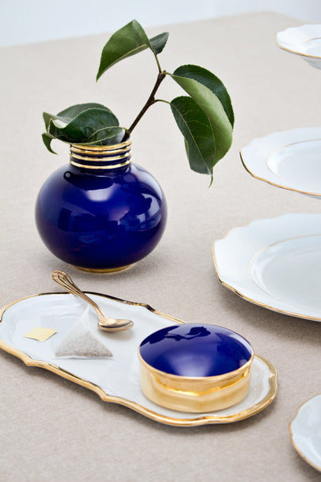 Blue Fire Small Accent Box