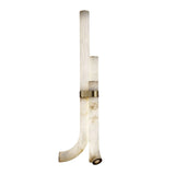 Modern Alabaster Piped Floor Lamp - OROA