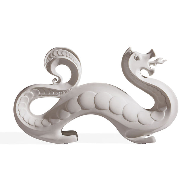 White Porcelain Sculpture | Jonathan Adler Dragon | Oroa.com