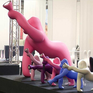 Gorilla-Shaped Table/Floor Lamp XS | Qeeboo Kong | OROA.com