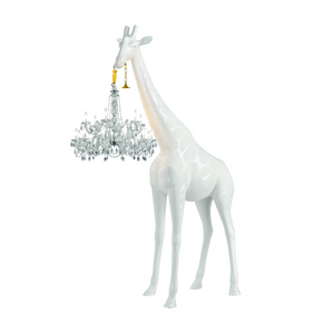 Outdoor Giraffe Statue Chandelier | Qeeboo Giraffe in Love | OROA.com