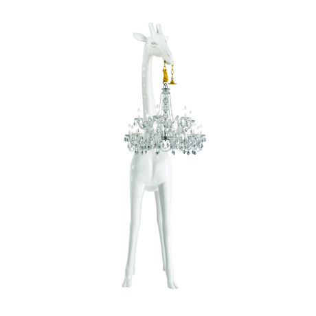 Outdoor Giraffe Statue Chandelier | Qeeboo Giraffe in Love | OROA.com