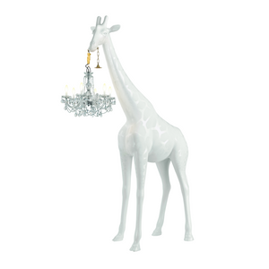 Outdoor Giraffe Statue Chandelier | Qeeboo Giraffe in Love | OROA.com