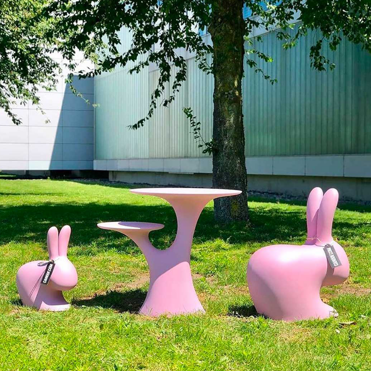 Two-Level Side Table | Qeeboo Rabbit Tree | OROA.com