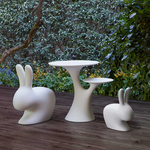 Two-Level Side Table | Qeeboo Rabbit Tree | OROA.com