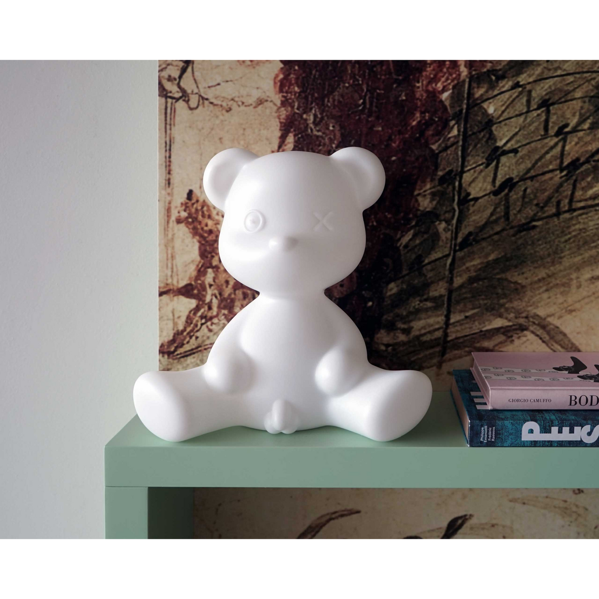 White Bear Rechargeable LED Lamp | Qeeboo Teddy Boy | OROA.com