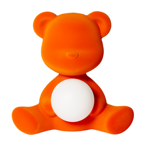 Velvet Rechargeble Table Lamp | Qeeboo Teddy Girl | OROA.com