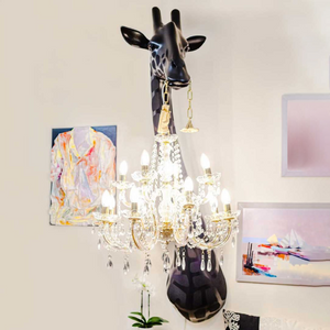 Animal Head Wall Lamp | Qeeboo Giraffe in Love | OROA.com