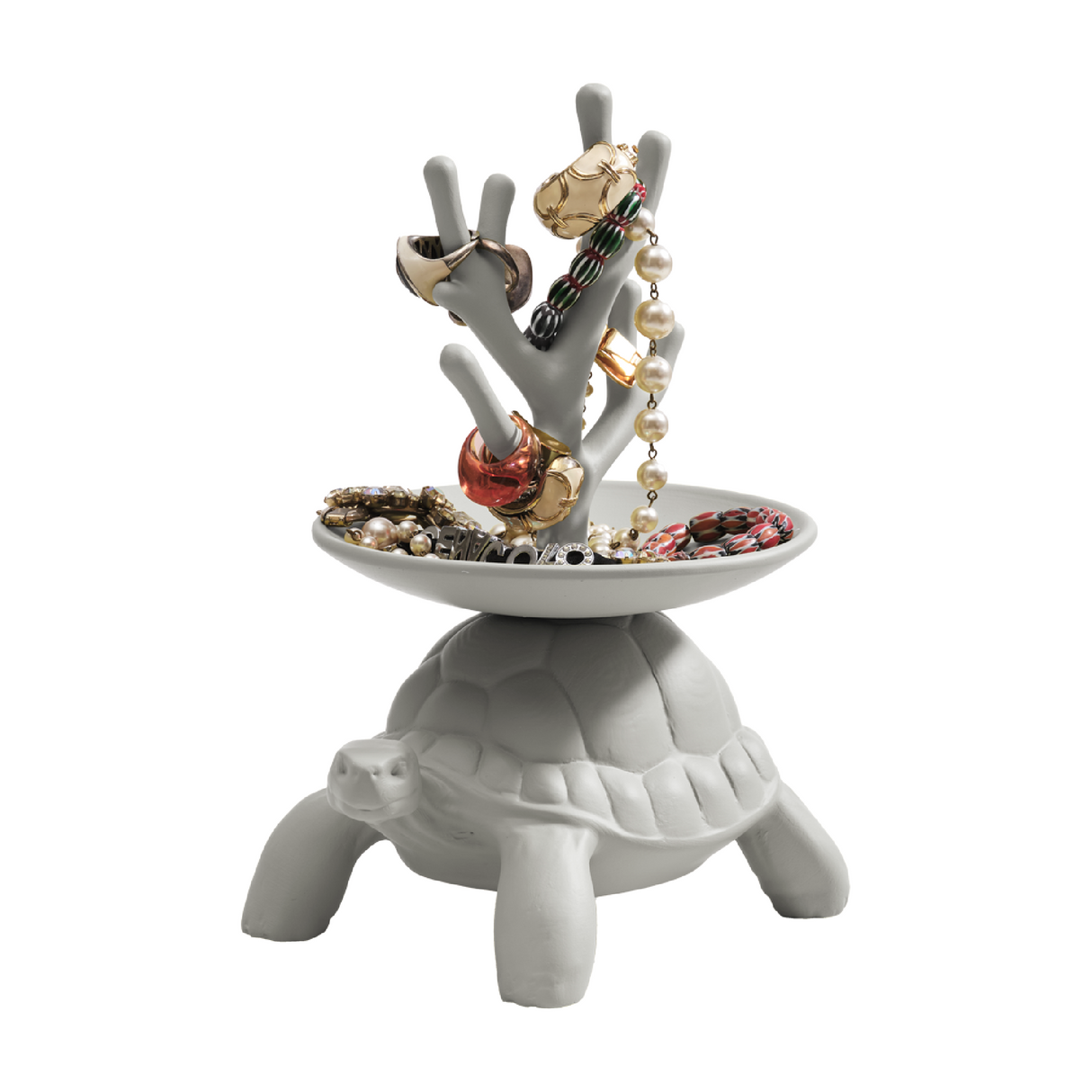 Ceramic Jewelry Tree XS | Qeeboo Turtle Carry | Oroa.com