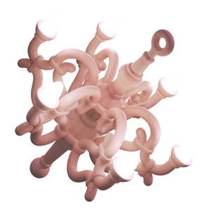 Classic Indoor/Outdoor Floor Lamp | Qeeboo Fallen Chandelier | Oroa.com