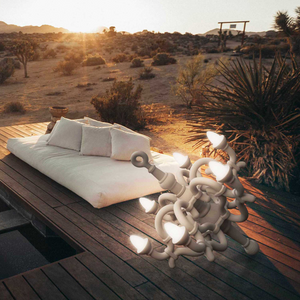 Classic Indoor/Outdoor Floor Lamp | Qeeboo Fallen Chandelier | Oroa.com