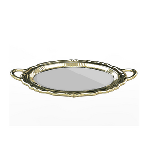 Metallic Tray Wall Mirror | Qeeboo Plateau Miroir | OROA.com