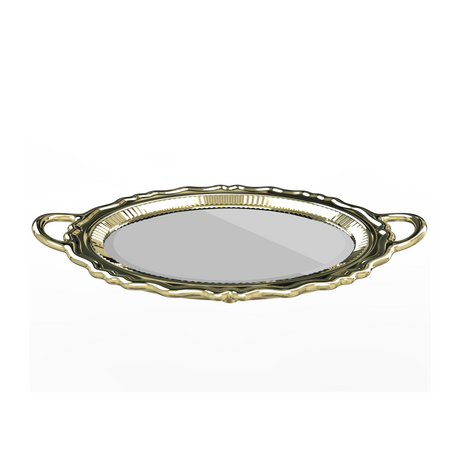 Metallic Tray Wall Mirror | Qeeboo Plateau Miroir | OROA.com