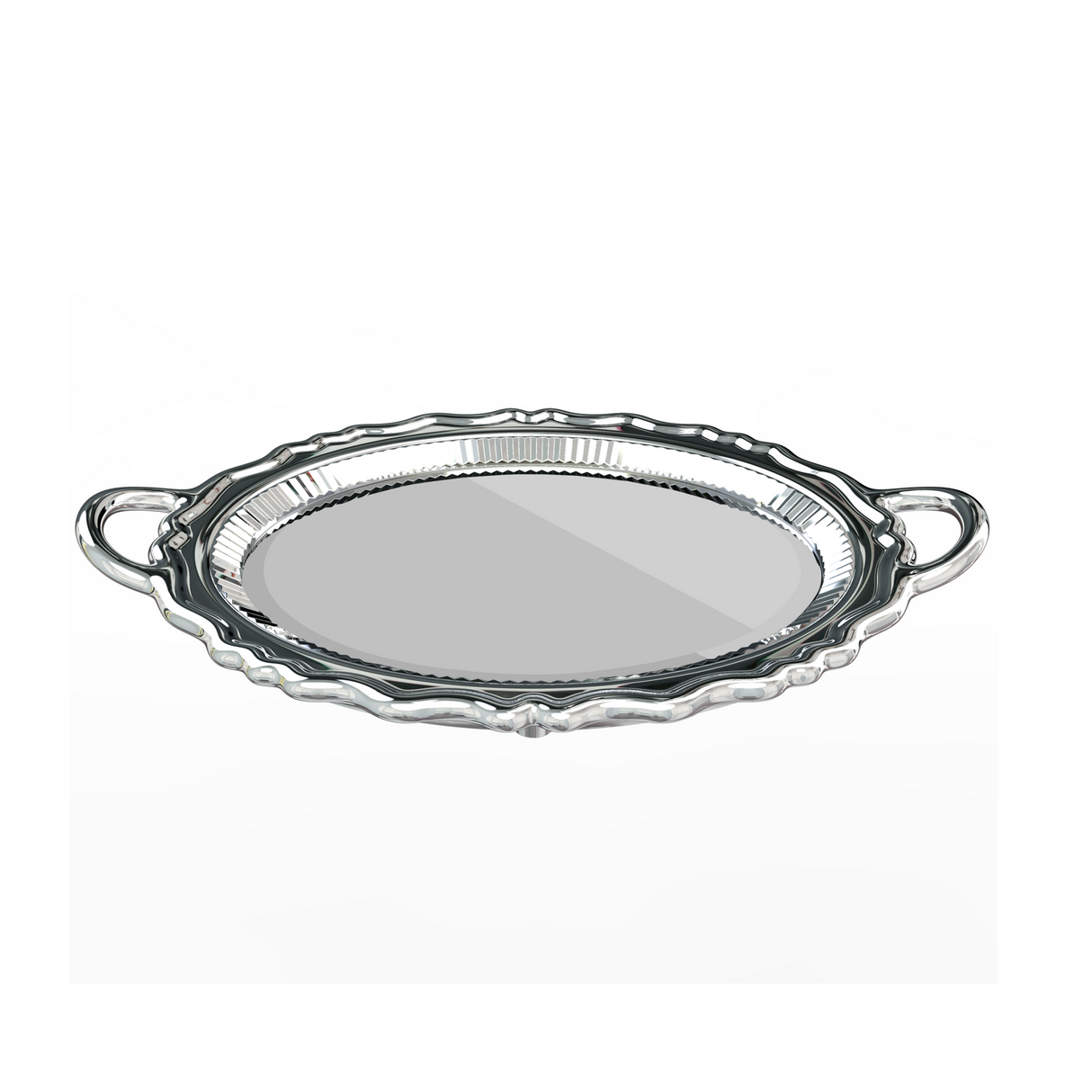 Metallic Tray Wall Mirror | Qeeboo Plateau Miroir | OROA.com