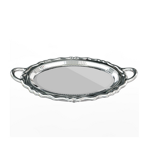 Metallic Tray Wall Mirror | Qeeboo Plateau Miroir | OROA.com