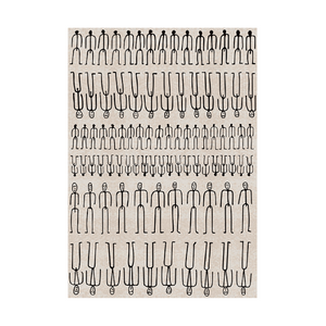 Human Line Art Carpet | Qeeboo Parade