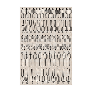 Human Line Art Carpet | Qeeboo Parade