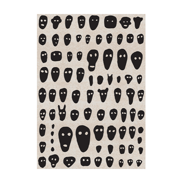 Graphic Art Carpet | Qeeboo Stencils | Oroa.com