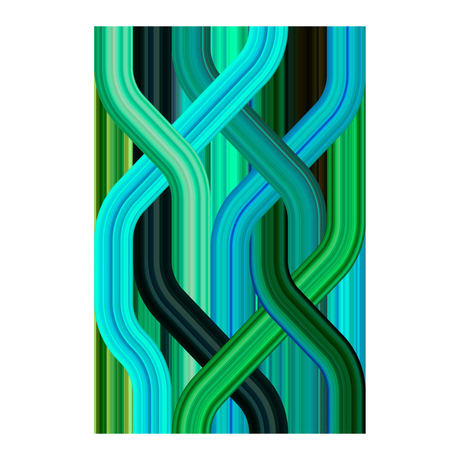 Interweave Pattern Rug 6'6" x 10' | Qeeboo Wave | OROA.com