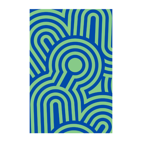 Curved Pattern Rug 10' x 6'7" | Qeeboo Stilema 6 | OROA.com