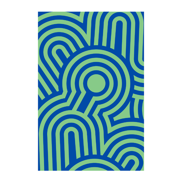 Curved Pattern Rug 10' x 6'7" | Qeeboo Stilema 6 | OROA.com