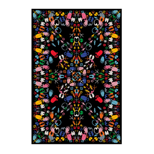 Foot Prints Rug | Qeeboo Animal Traces | OROA.com