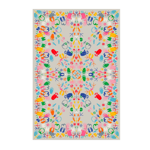 Foot Prints Rug | Qeeboo Animal Traces | OROA.com