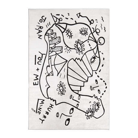 Doodle Design Rug | Qeeboo Dream Dimension | OROA.com