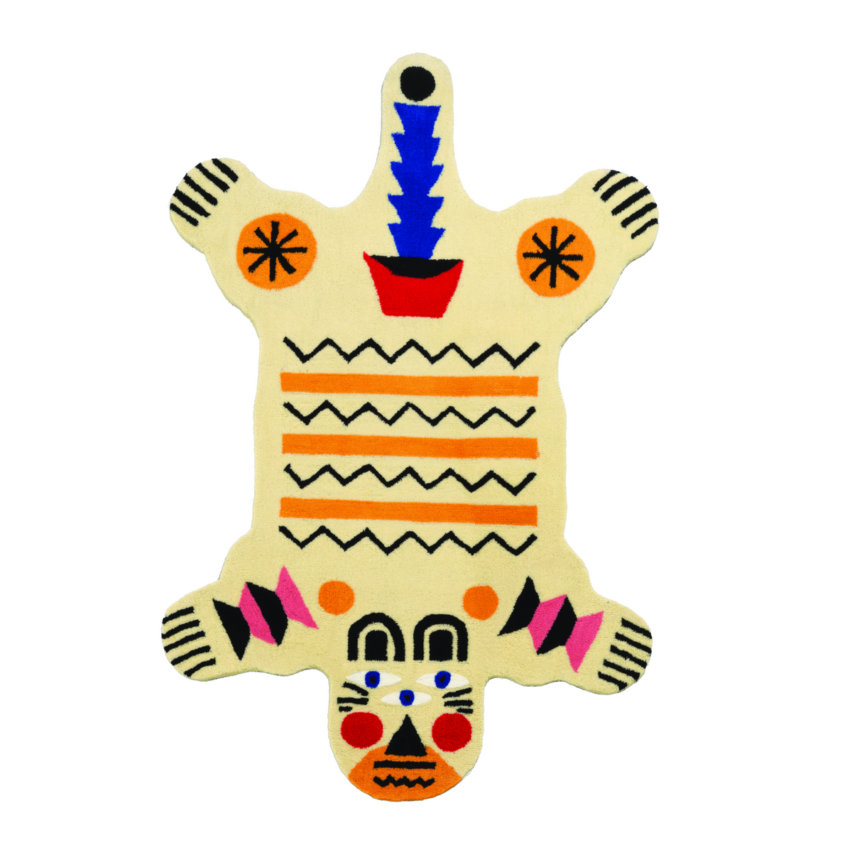 Hand-Tufted Animal Rug | Qeeboo Oggian | OROA.com