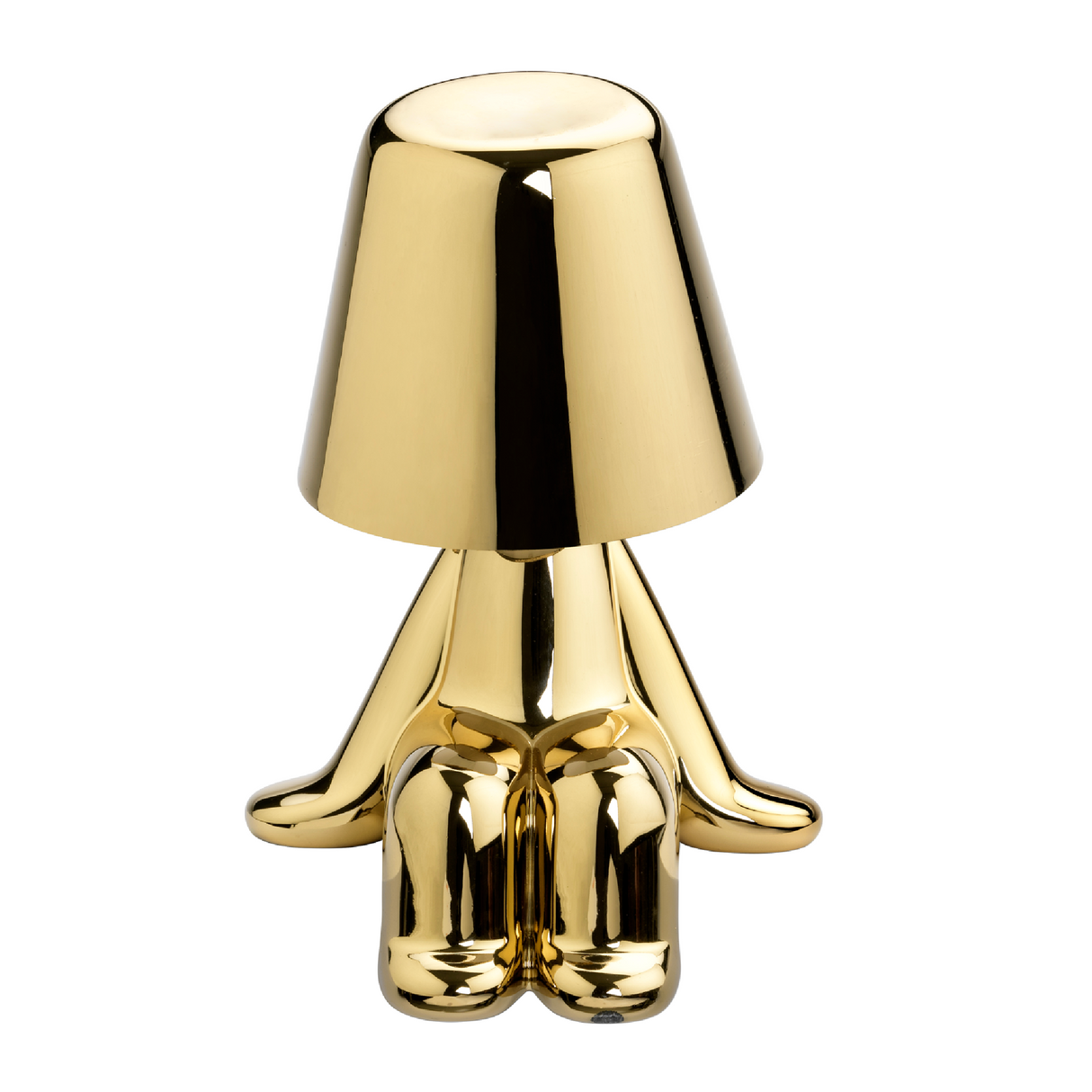 Metallic Child Figurine LED Lamp | Qeeboo Golden Brothers | OROA.com