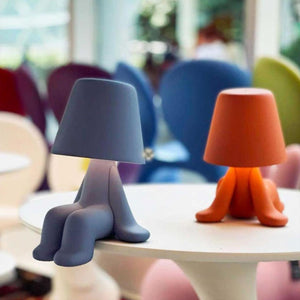 Sculptural Child Rechargeable LED Lamp | Qeeboo Sweet Brothers | OROA.com