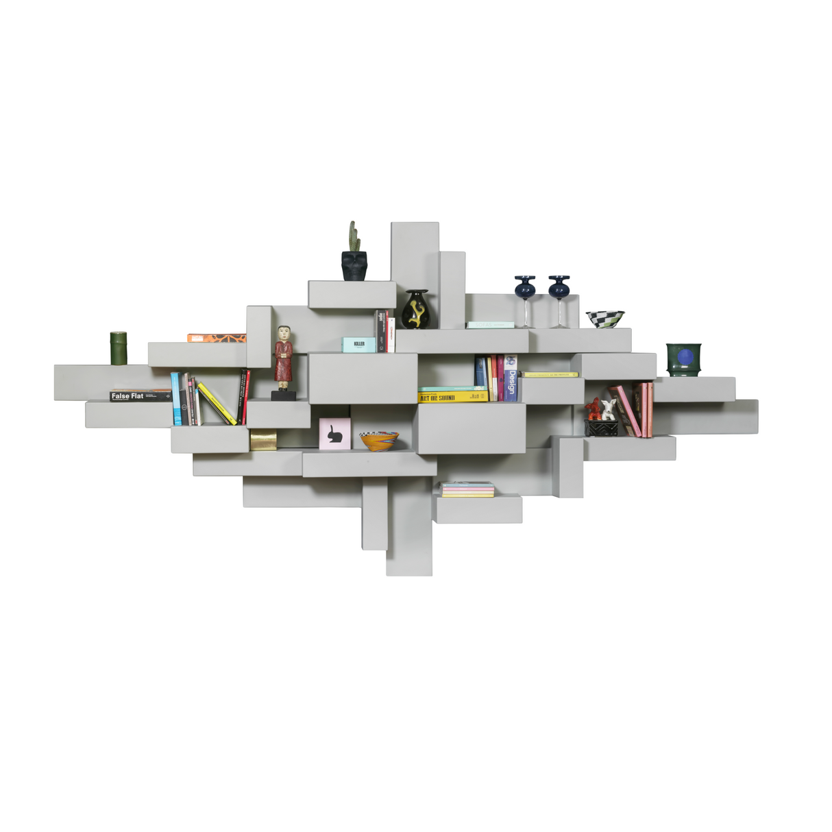 Geometric Modular Wall Shelf | Qeeboo Primitive | OROA.com